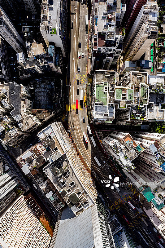 俯瞰中国香港图片素材