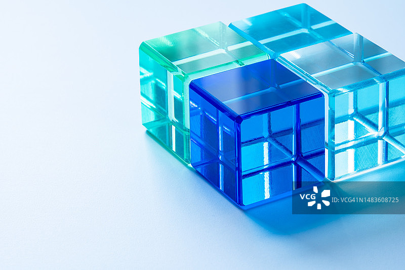 方形彩色立方体图片素材