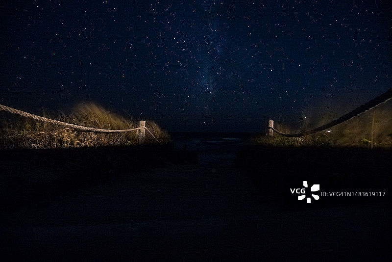 福门特拉海滩星空图片素材