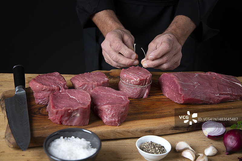 厨师工作中图片素材