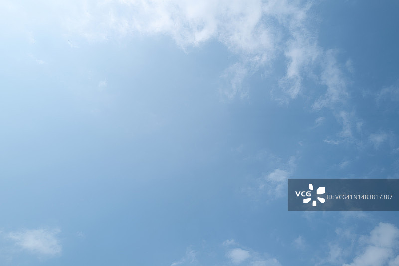 蓝天上的云图片素材