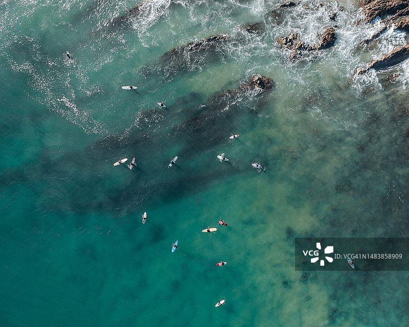 拜伦湾的早晨冲浪聚会图片素材