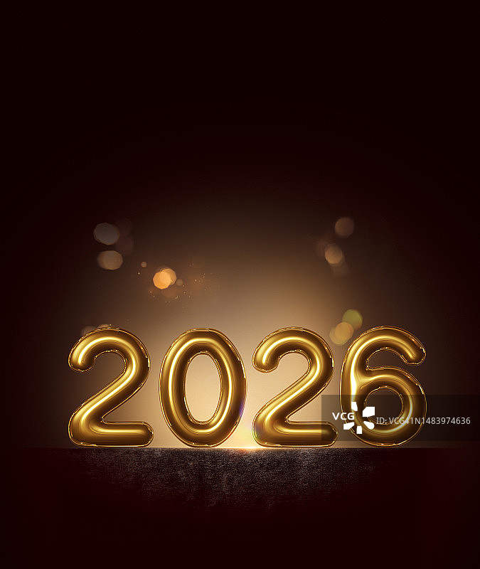 2026新年粒子光线背景图片素材