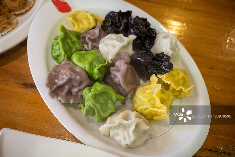 各种青岛传统饺子图片素材