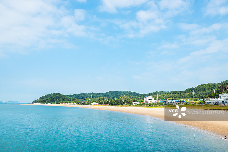 鸟岛长巨里海滩图片素材