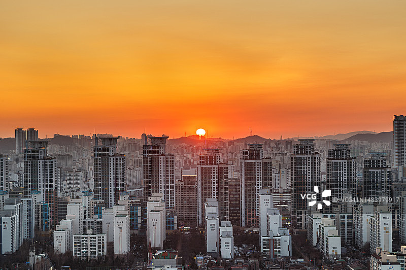 韩国京畿道富川市Jomaru路图片素材