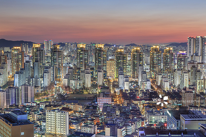 韩国京畿道富川市Jomaru路图片素材