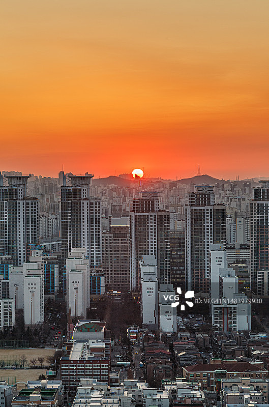 韩国京畿道富川市Jomaru路图片素材