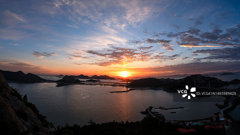 全罗北道群山古群山群岛仙游岛海滩图片素材