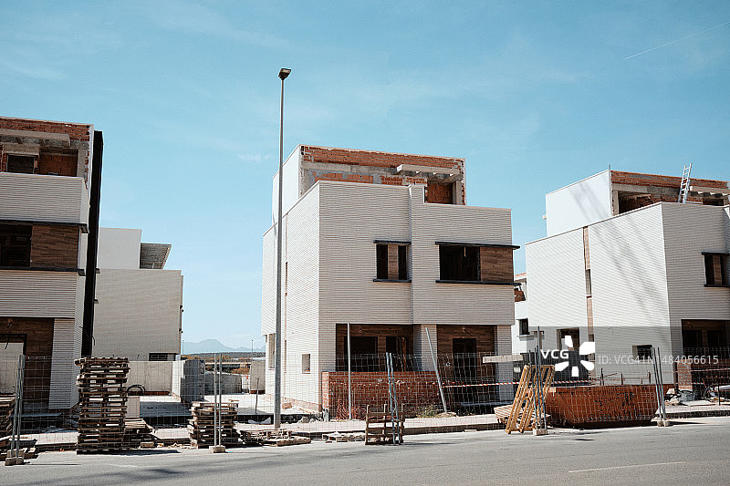 西班牙新建住宅项目图片素材