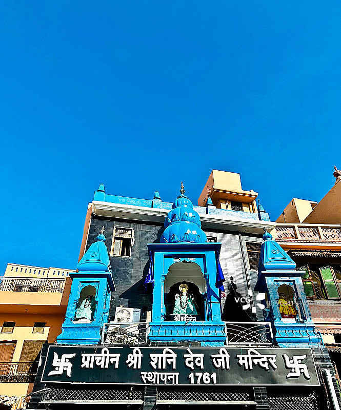 金庙外的沙尼·德夫神庙图片素材