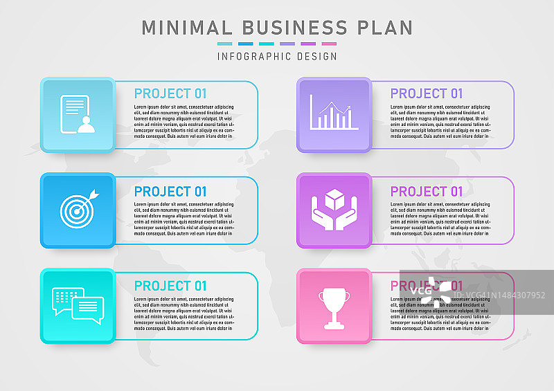 商业信息图003图片素材