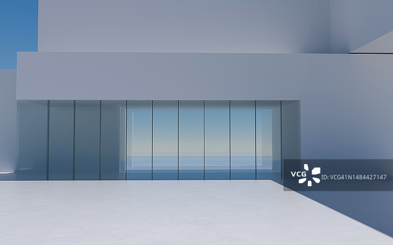 3D渲染建筑背景图片素材