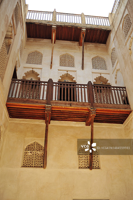 贾布林城堡庭院，阿曼图片素材