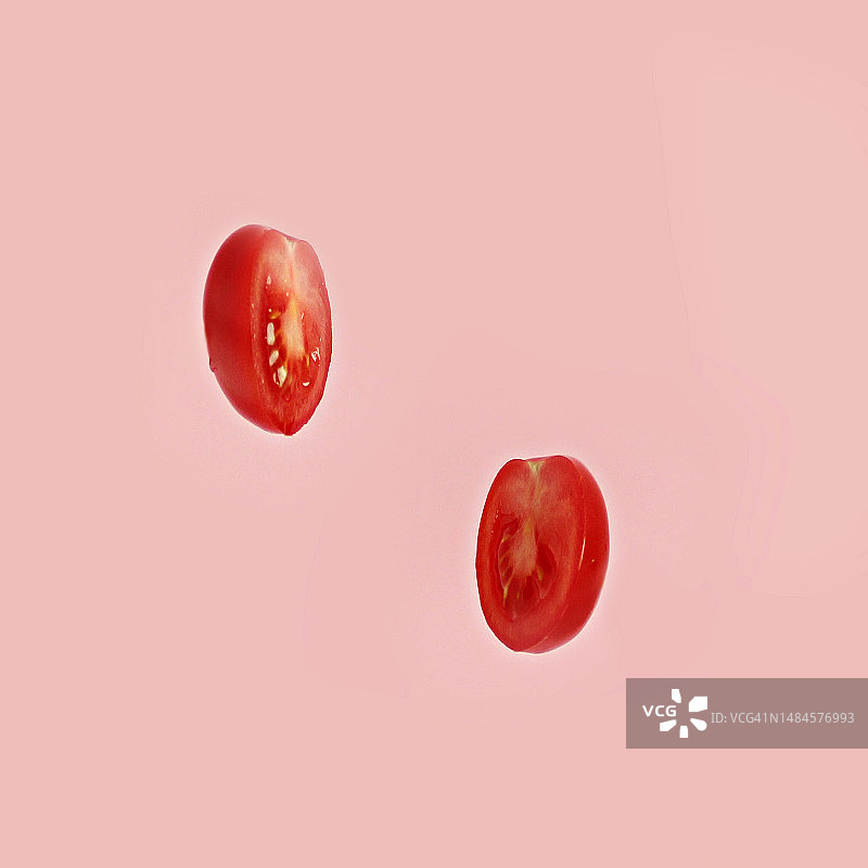 飞舞的番茄图片素材