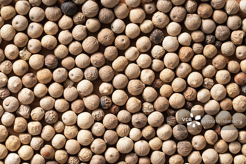 白胡椒粒特写图片素材