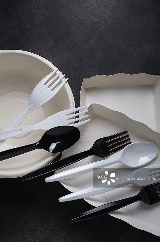 可生物降解餐具图片素材