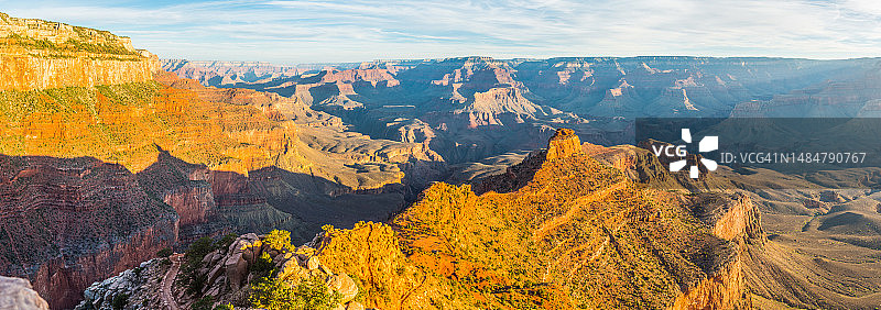 大峡谷国家公园雪松岭凯巴布小径全景，美国图片素材