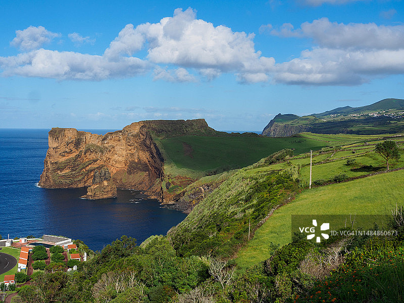 亚速尔群岛的圣若热岛图片素材