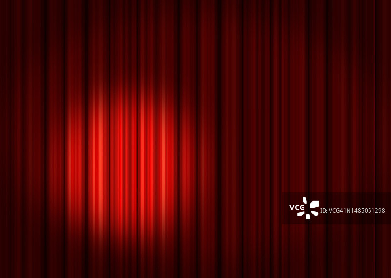 剧院幕布聚光灯图片素材