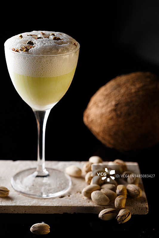 开心果鸡尾酒照片图片素材