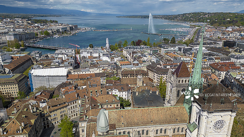 瑞士日内瓦城市风光图片素材