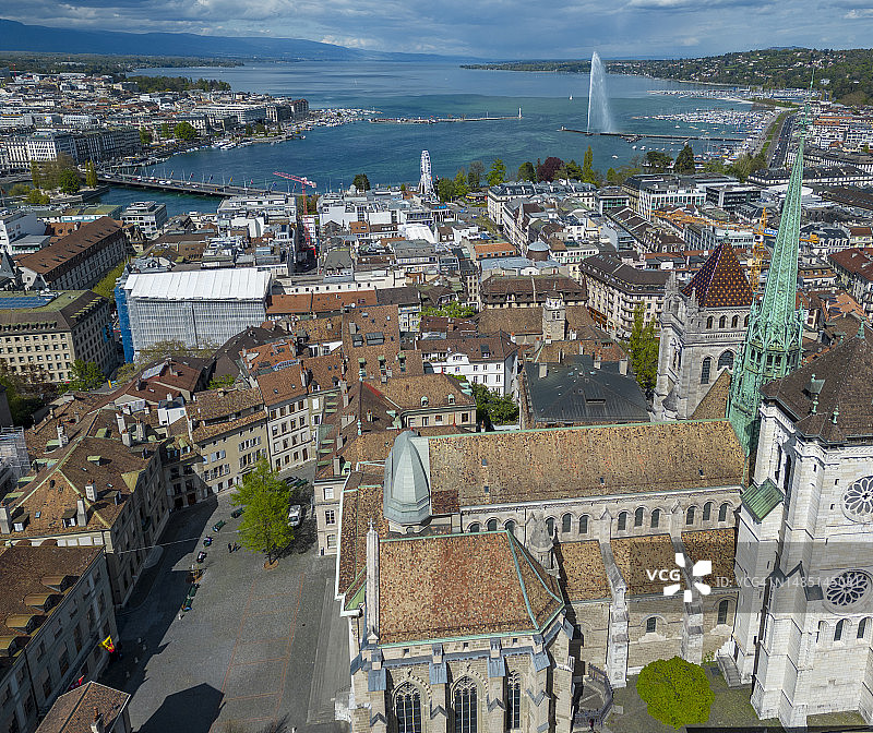 瑞士日内瓦城市风光图片素材