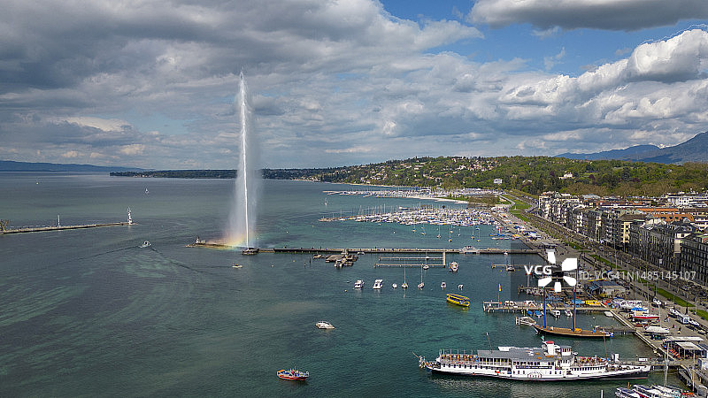 瑞士日内瓦城市风光图片素材