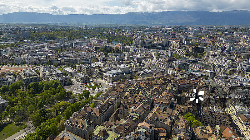 瑞士日内瓦城市风光图片素材