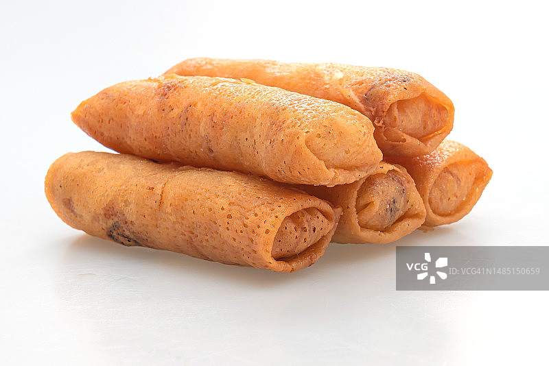 炸春卷图片素材