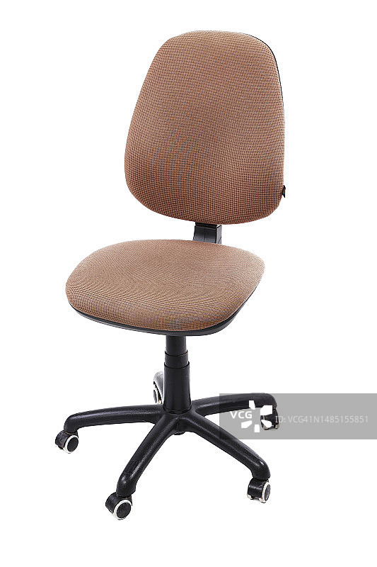 白色背景上的空椅子图片素材