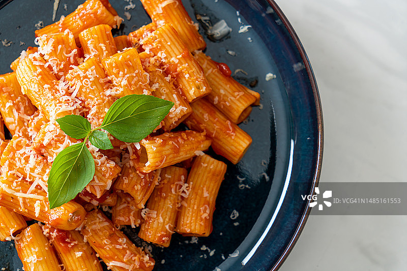 番茄芝士通心粉图片素材