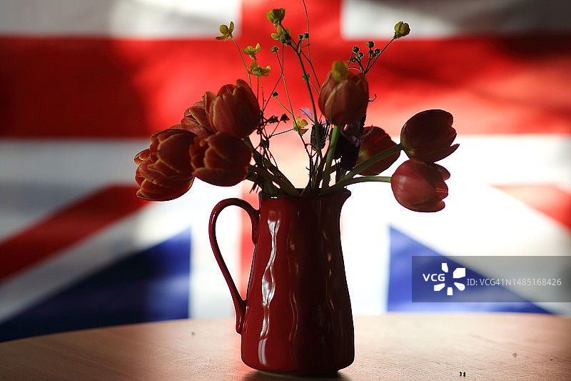 庆祝英国国王加冕的装饰图片素材