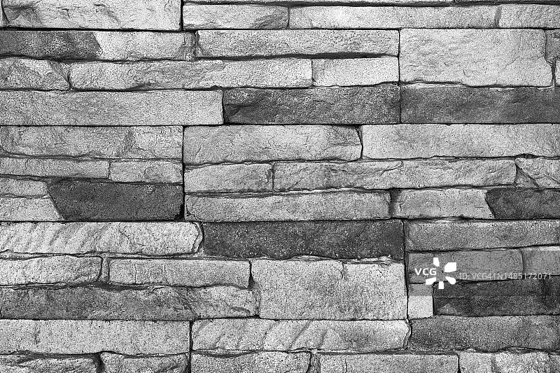 黑白石砖背景图片素材