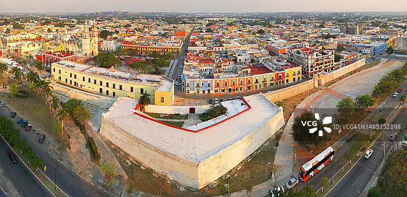 墨西哥坎佩切航拍图片素材