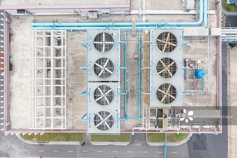 工厂屋顶排气扇图片素材