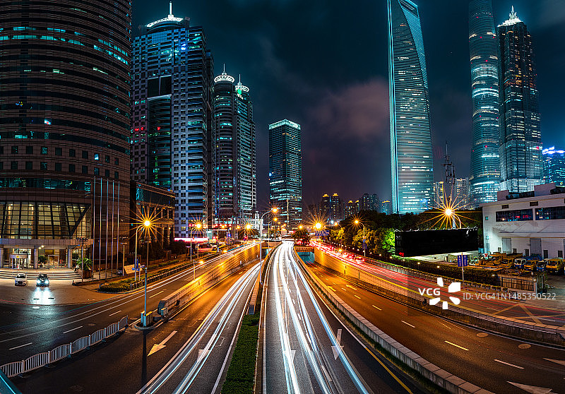 上海城市交通图片素材