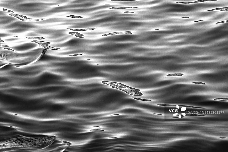 大海的倒影图片素材