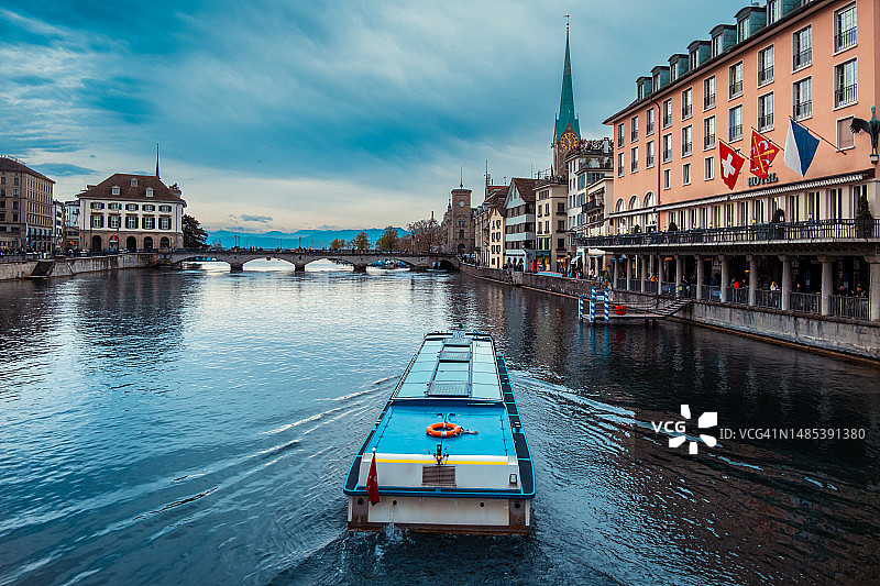 苏黎世老城区图片素材