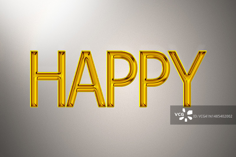 黑白背景上的“快乐”字样图片素材