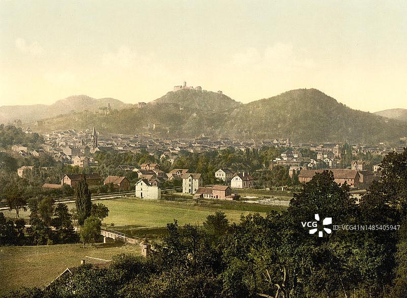 德国图林根州爱森纳赫历史照片图片素材