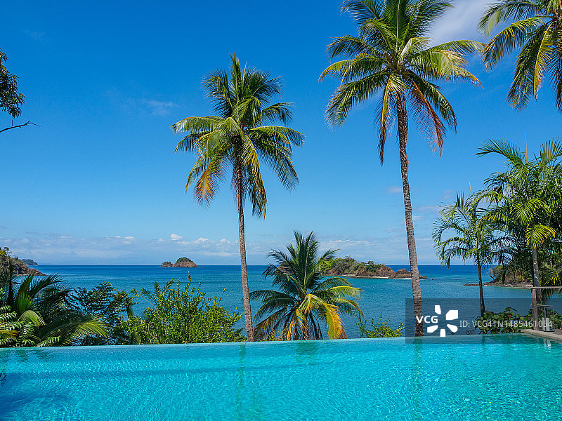 太平洋巴拿马海岸的塞卡斯群岛图片素材