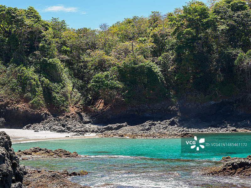 太平洋巴拿马海岸的塞卡斯群岛图片素材