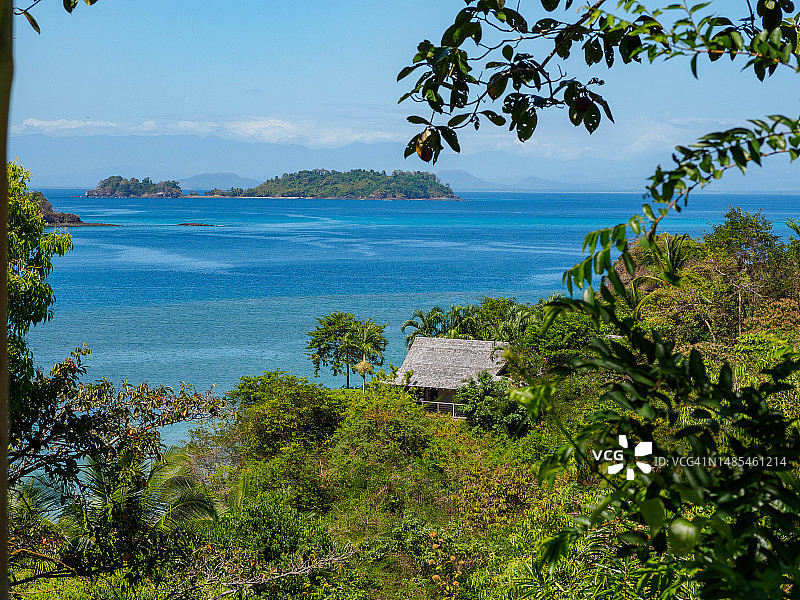 太平洋巴拿马海岸的塞卡斯群岛图片素材
