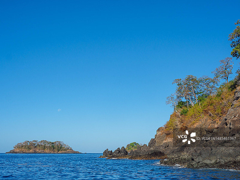 太平洋巴拿马海岸的塞卡斯群岛图片素材