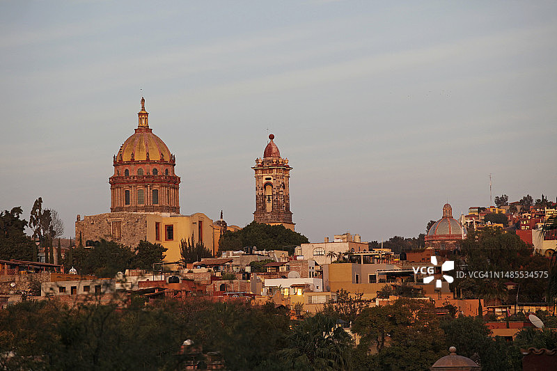 日落下的圣米格尔图片素材