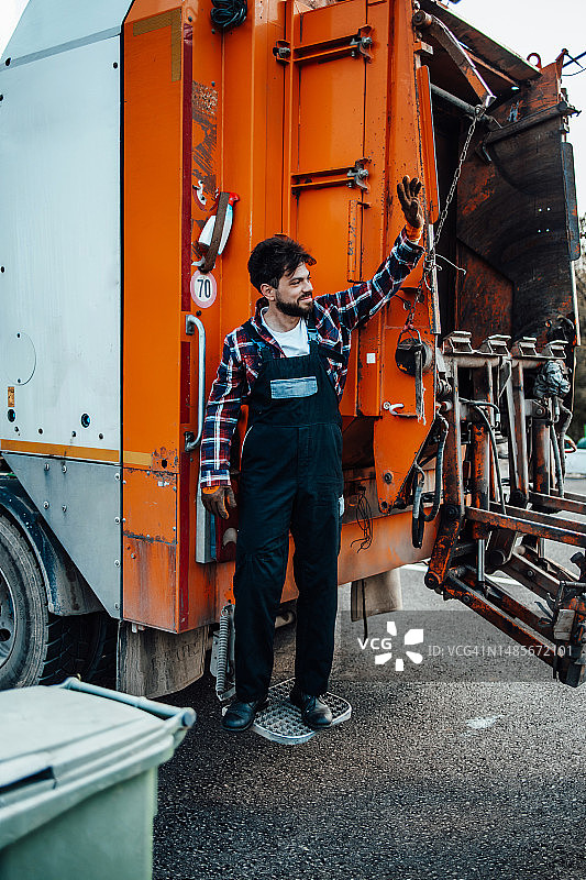 垃圾清运工人图片素材