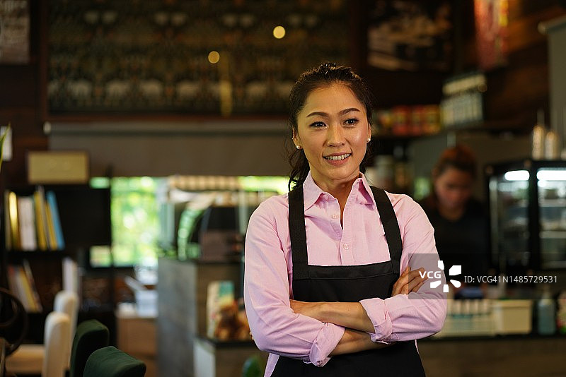 咖啡店主图片素材