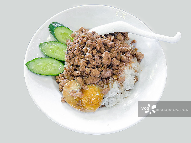 猪肉饭图片素材