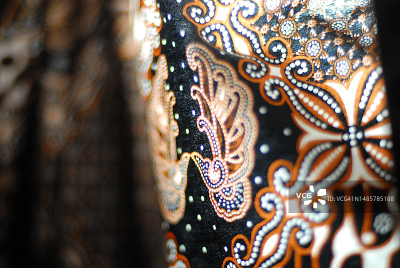 爪哇族蜡染布料图案图片素材